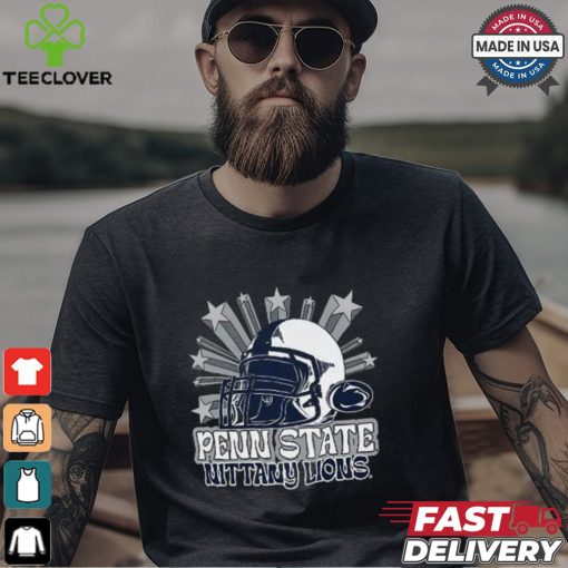 Image One Men’s Penn State Nittany Lions Grey Helmet Star T Shirt