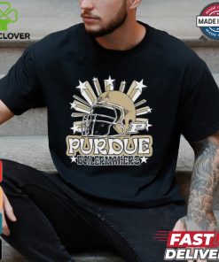 Image One Men's Purdue Boilermakers Grey Helmet Star T Shirt