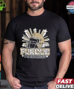 Image One Men's Purdue Boilermakers Grey Helmet Star T Shirt