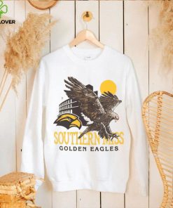 Image One Men's Southern Miss Golden Eagles Ivory Mascot Stadium T Shirt