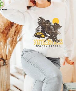 Image One Men's Southern Miss Golden Eagles Ivory Mascot Stadium T Shirt