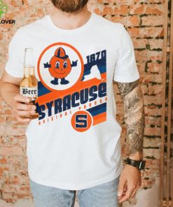 Image One Men's Syracuse Orange Ivory Vintage Lines T Shirt