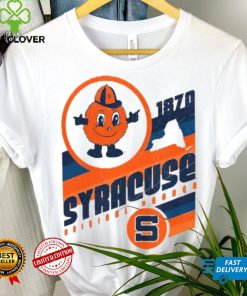 Image One Men's Syracuse Orange Ivory Vintage Lines T Shirt