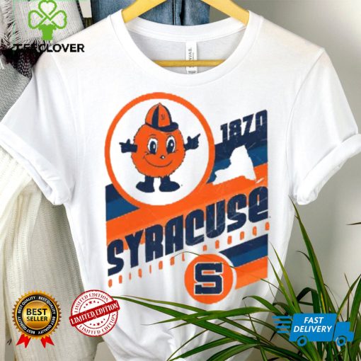 Image One Men’s Syracuse Orange Ivory Vintage Lines T Shirt