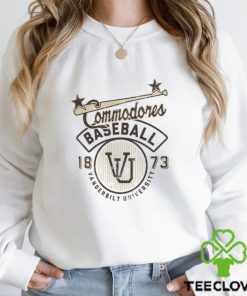Image One Men's Vanderbilt Commodores Ivory Baseball Logo T Shirt