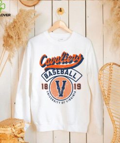 Image One Men's Virginia Cavaliers Ivory Baseball T Shirt