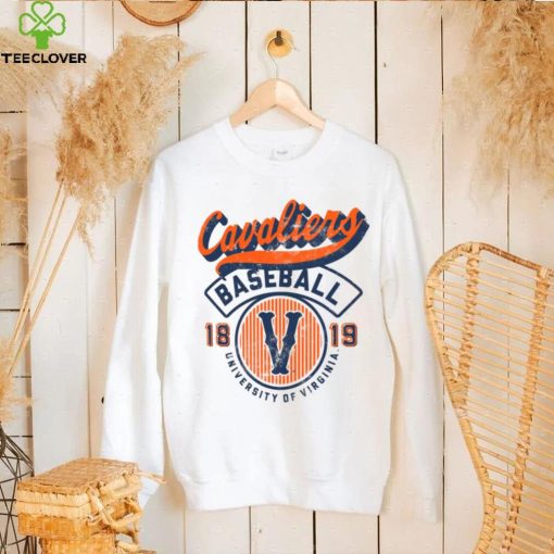 Image One Men’s Virginia Cavaliers Ivory Baseball T Shirt