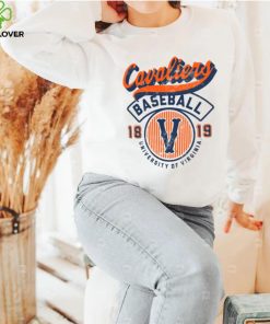 Image One Men's Virginia Cavaliers Ivory Baseball T Shirt