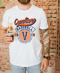 Image One Men's Virginia Cavaliers Ivory Baseball T Shirt