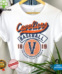 Image One Men's Virginia Cavaliers Ivory Baseball T Shirt