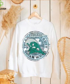 Image One Tulane Green Wave Distressed T Shirt