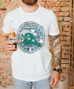 Image One Tulane Green Wave Distressed T Shirt