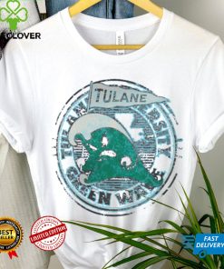 Image One Tulane Green Wave Distressed T Shirt