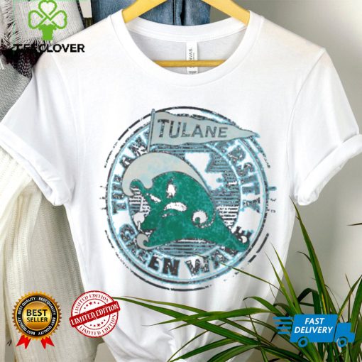 Image One Tulane Green Wave Distressed T Shirt