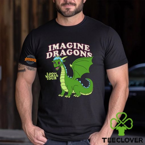 Imagine Dragons Loom World Tour Cartoon Dragon T Shirt