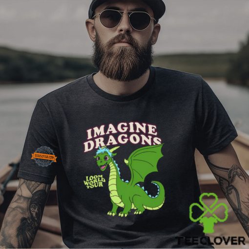 Imagine Dragons Loom World Tour Cartoon Dragon T Shirt