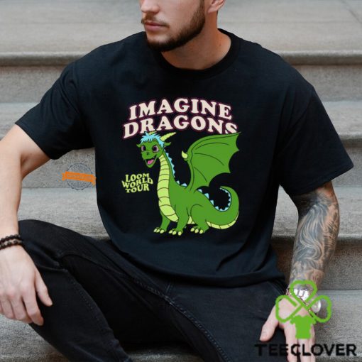 Imagine Dragons Loom World Tour Cartoon Dragon T Shirt