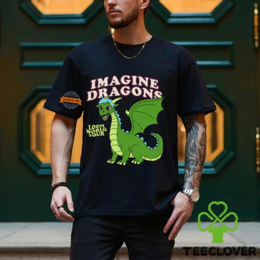 Imagine Dragons Loom World Tour Cartoon Dragon T Shirt