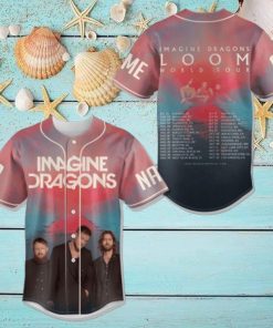Imagine Dragons Loom World Tour Custom Baseball Jersey