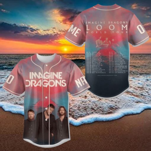 Imagine Dragons Loom World Tour Custom Baseball Jersey