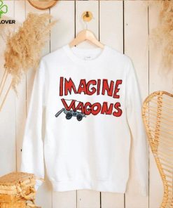Imagine Wagons car art shirt
