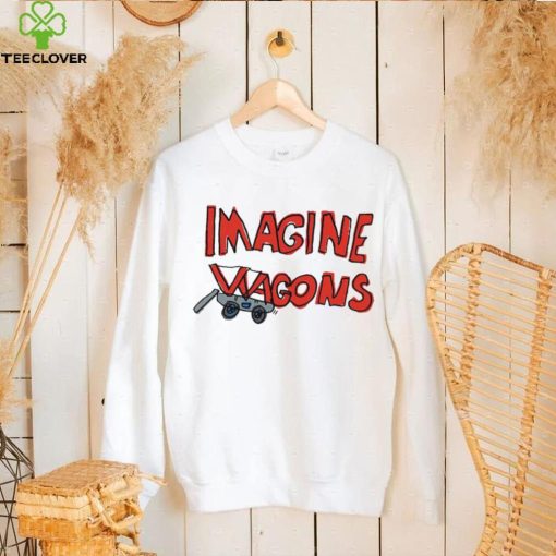 Imagine Wagons car art shirt