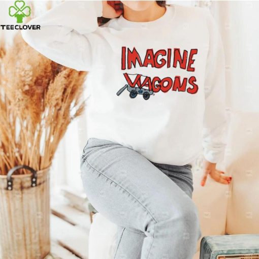 Imagine Wagons car art shirt