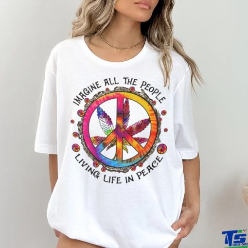 Imagine all the people living life in peace Classic T Shirt