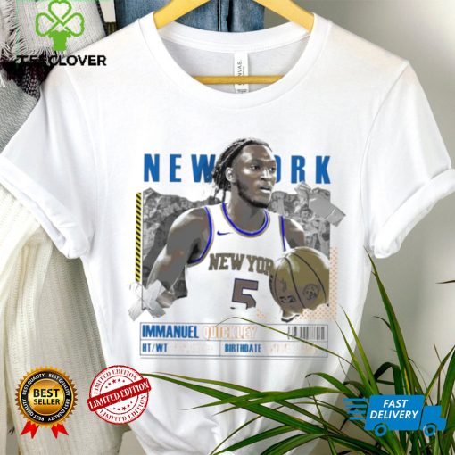 Immanuel Quickley number 5 New York Knicks basketball player paper poster shirt