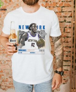 Immanuel Quickley number 5 New York Knicks basketball player paper poster shirt