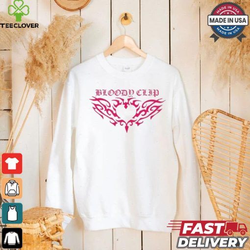 Imnotclip Bloody Clip Heart T hoodie, sweater, longsleeve, shirt v-neck, t-shirt