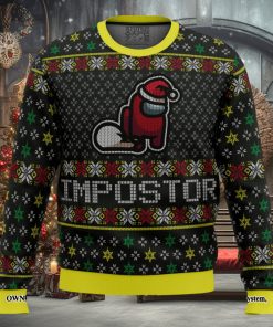 Impostor Among Us For Christmas Gifts 3D Printed Ugly Christmas Sweater