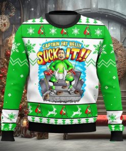 Impractical Jokers Captain Fat Belly Suck It Christmas Ugly Sweater Special Gift For Xmas