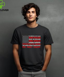 In America We Value Our Police Our Veterans Free Speech t hoodie, sweater, longsleeve, shirt v-neck, t-shirt