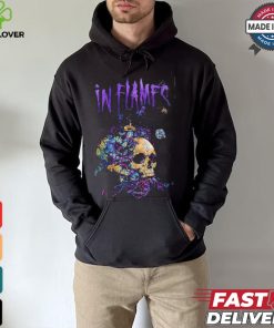 In Flames Skull And Vine Artwork Shirt 2 In Flames Skull And Vine Artwork Shirt