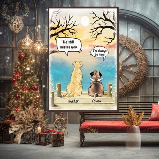 In Heaven   Still Talk About You   Personalized Vertical Poster