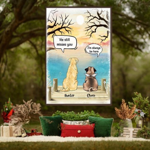 In Heaven   Still Talk About You   Personalized Vertical Poster