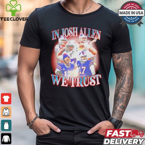 In Josh Allen we trust Buffalo Bills vintage graphic hoodie, sweater, longsleeve, shirt v-neck, t-shirt