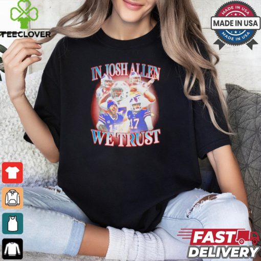 In Josh Allen we trust Buffalo Bills vintage graphic hoodie, sweater, longsleeve, shirt v-neck, t-shirt