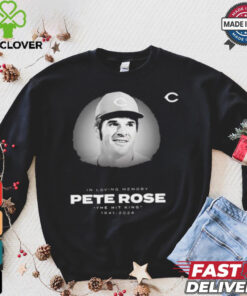 In Loving Memory The Hit King Pete Rose 1941 2024 t shirt 1 In Loving Memory The Hit King Pete Rose 1941 2024 t shirt