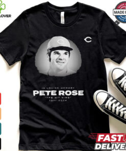 In Loving Memory The Hit King Pete Rose 1941 2024 t shirt 3 In Loving Memory The Hit King Pete Rose 1941 2024 t shirt