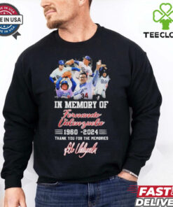 In Memory Of Fernando Valenzuela Signature Shirt