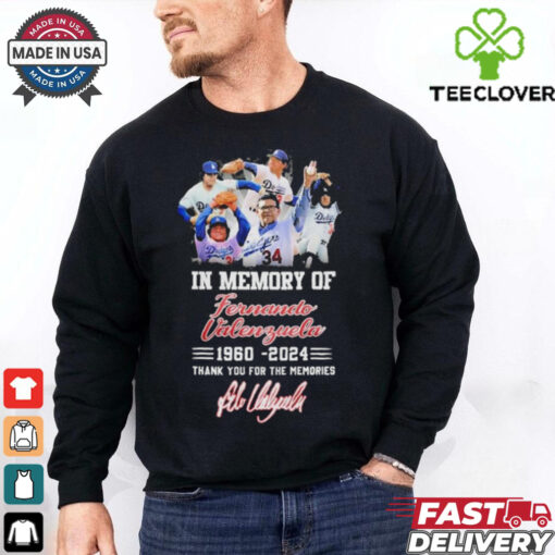 In Memory Of Fernando Valenzuela Signature Shirt