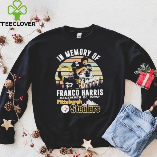 In Memory Of Franco Harris December 21, 2022 Pittsburgh Steelers Vintage Shirt