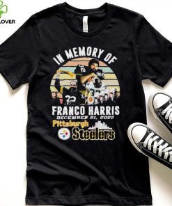 In Memory Of Franco Harris December 21, 2022 Pittsburgh Steelers Vintage Shirt