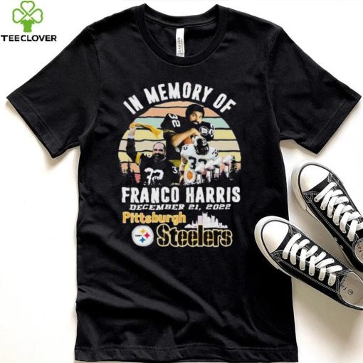 In Memory Of Franco Harris December 21, 2022 Pittsburgh Steelers Vintage Shirt