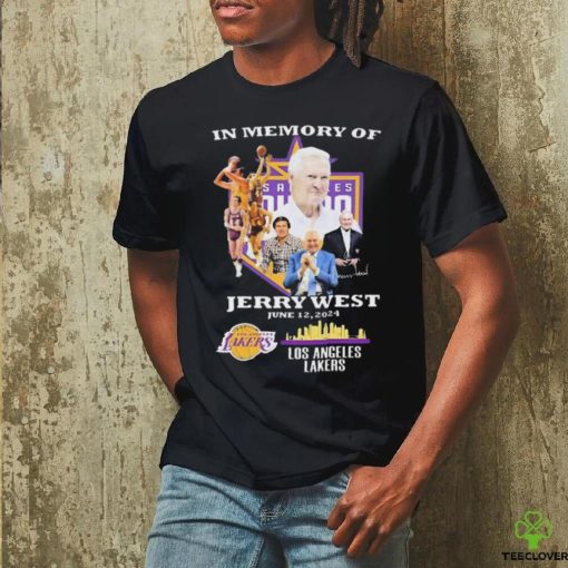 In Memory Of Jerry West June 12, 2024 Los Angeles Lakers Signature shirt