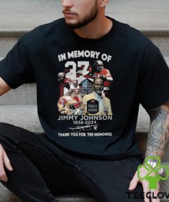 In Memory Of Jimmy Johnson 1938 2024 Thank You For The Memories T Shirt