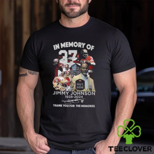 In Memory Of Jimmy Johnson 1938 2024 Thank You For The Memories T Shirt