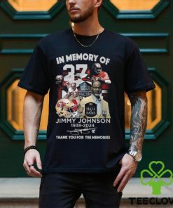 In Memory Of Jimmy Johnson 1938 2024 Thank You For The Memories T Shirt